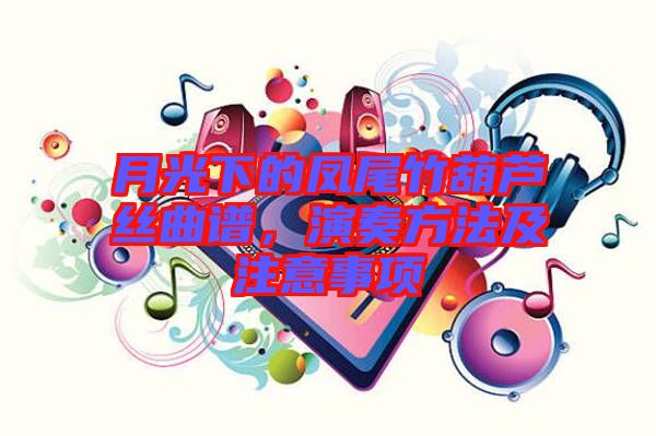 月光下的鳳尾竹葫蘆絲曲譜，演奏方法及注意事項(xiàng)