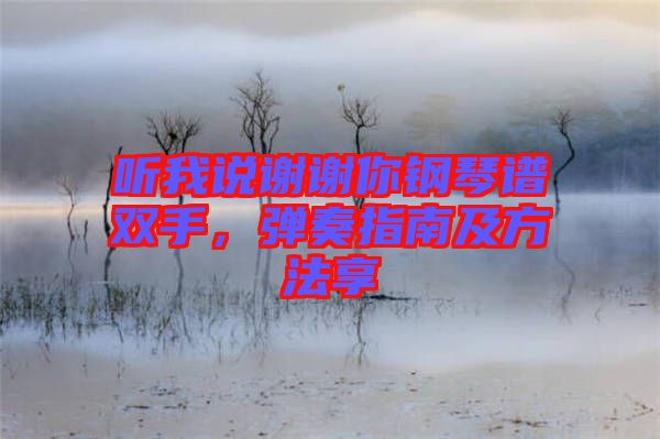 聽(tīng)我說(shuō)謝謝你鋼琴譜雙手，彈奏指南及方法享