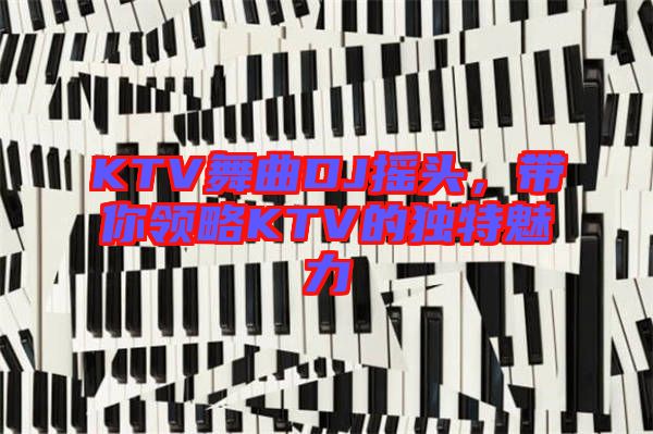 KTV舞曲DJ搖頭，帶你領(lǐng)略KTV的獨(dú)特魅力