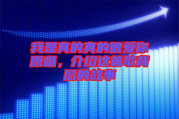 我是真的真的很愛(ài)你原唱，介紹這首歌背后的故事