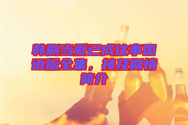 韓劇當(dāng)愛已成往事國語版全集，接及劇情簡介