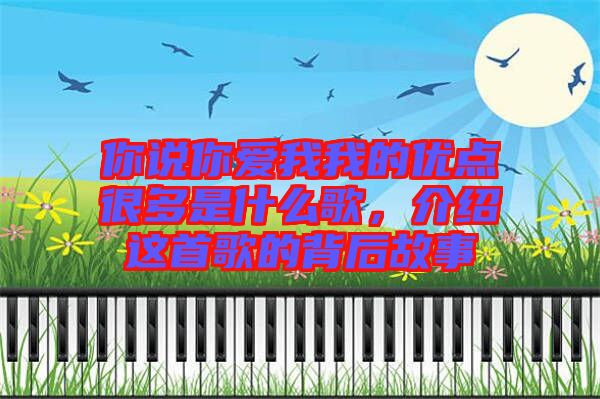 你說你愛我我的優(yōu)點(diǎn)很多是什么歌，介紹這首歌的背后故事