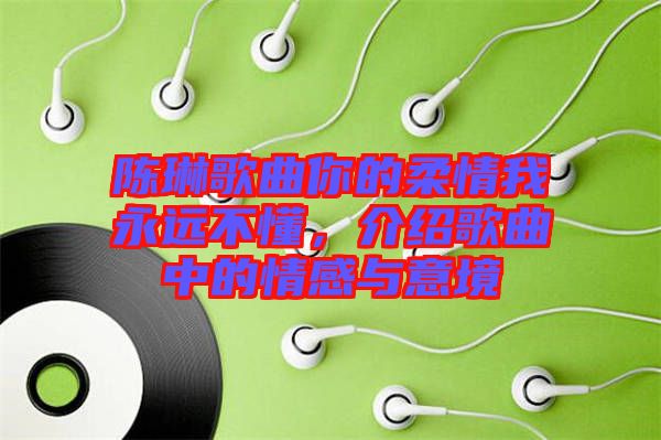 陳琳歌曲你的柔情我永遠(yuǎn)不懂，介紹歌曲中的情感與意境