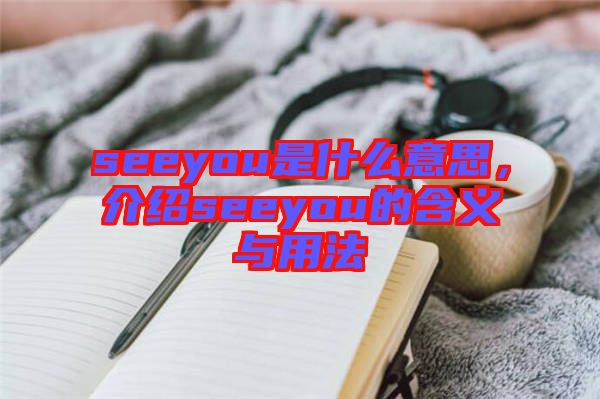 seeyou是什么意思，介紹seeyou的含義與用法