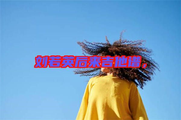 劉若英后來吉他譜，