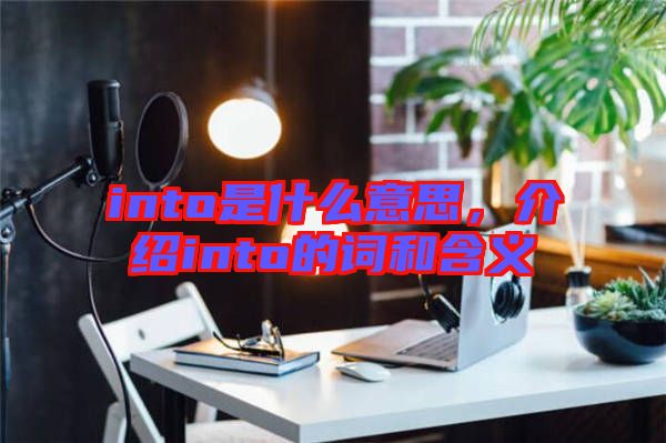 into是什么意思，介紹into的詞和含義