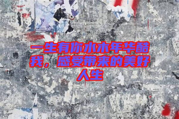 一生有你水木年華酷我，感受帶來的美好人生