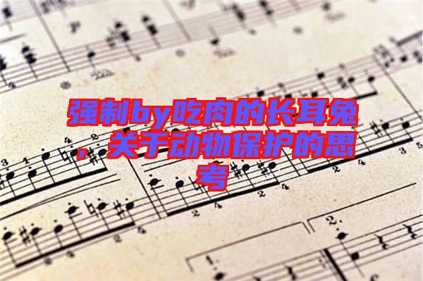 強制by吃肉的長耳兔，關(guān)于動物保護的思考