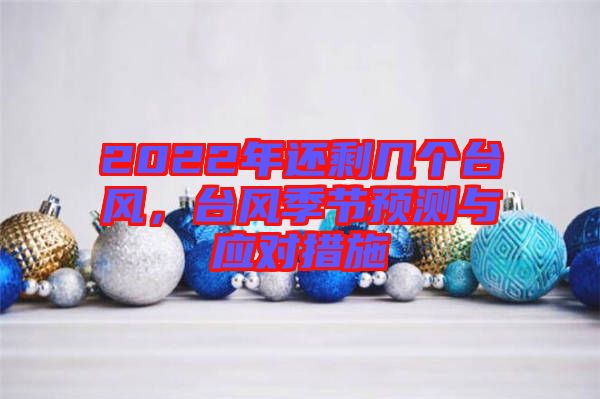 2022年還剩幾個(gè)臺風(fēng)，臺風(fēng)季節(jié)預(yù)測與應(yīng)對措施