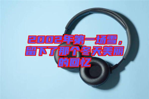 2002年第一場雪，留下了那個冬天美麗的回憶
