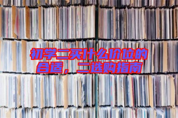 初學二買什么價位的合適，二選購指南