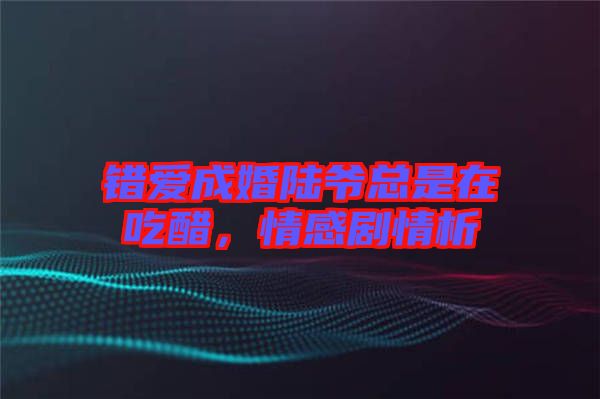 錯愛成婚陸爺總是在吃醋，情感劇情析