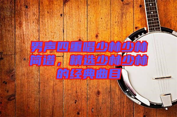 男聲四重唱少林少林簡(jiǎn)譜，精選少林少林的經(jīng)典曲目