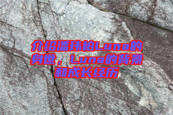 介紹潘瑋柏Luna的身世，Luna的背景和成長經(jīng)歷