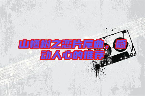 山楂樹之戀片尾曲，感動(dòng)人心的推薦