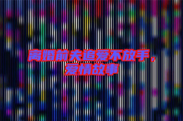 離婚前夫追愛(ài)不放手，愛(ài)情故事