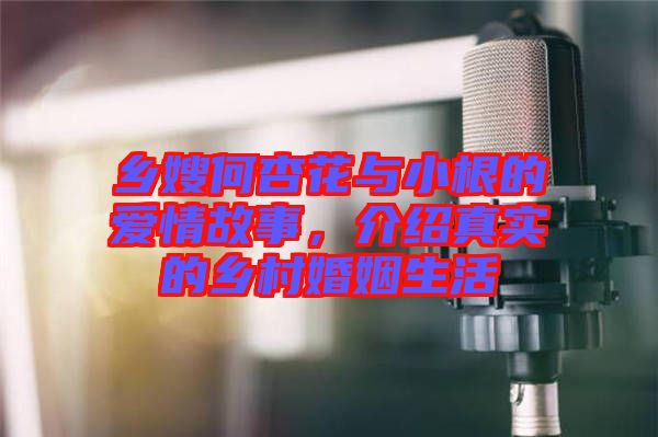 鄉(xiāng)嫂何杏花與小根的愛情故事，介紹真實(shí)的鄉(xiāng)村婚姻生活