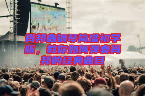 肖邦曲鋼琴簡譜初學(xué)版，教你如何彈奏肖邦的經(jīng)典曲目