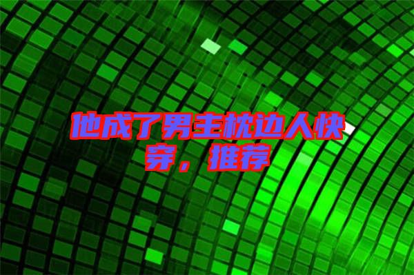 他成了男主枕邊人快穿，推薦