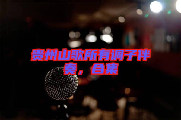 貴州山歌所有調(diào)子伴奏，合集