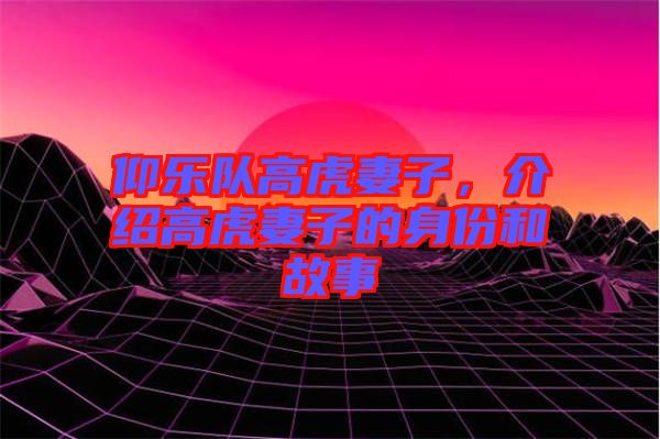 仰樂隊(duì)高虎妻子，介紹高虎妻子的身份和故事