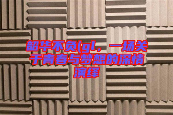 韶華不負(gl，一場關(guān)于青春與夢想的深情演繹