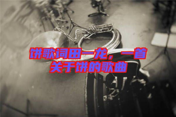 餅歌詞田一龍，一首關(guān)于餅的歌曲