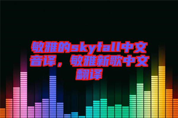 敏雅的skyfall中文音譯，敏雅新歌中文翻譯