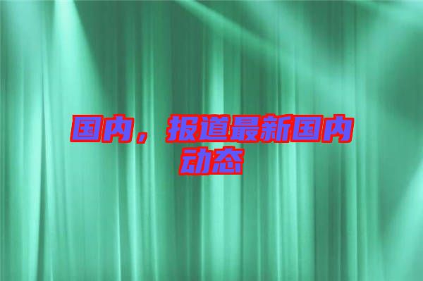 國內(nèi)，報道最新國內(nèi)動態(tài)