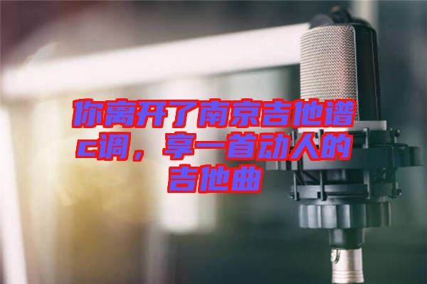 你離開了南京吉他譜c調(diào)，享一首動人的吉他曲