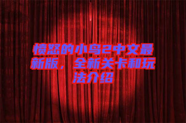 憤怒的小鳥2中文最新版，全新關(guān)卡和玩法介紹