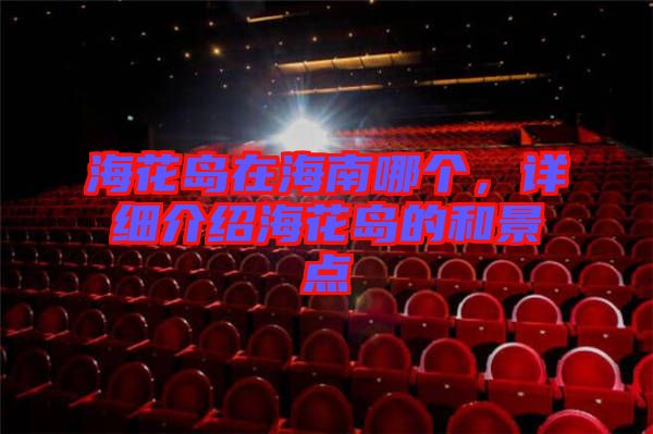 海花島在海南哪個(gè)，詳細(xì)介紹?；◢u的和景點(diǎn)
