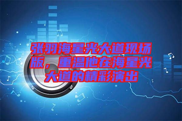 張羽海星光大道現(xiàn)場(chǎng)版，重溫他在海星光大道的精彩演出