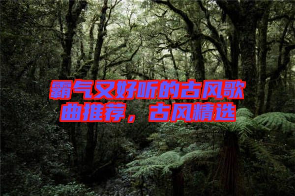 霸氣又好聽的古風(fēng)歌曲推薦，古風(fēng)精選