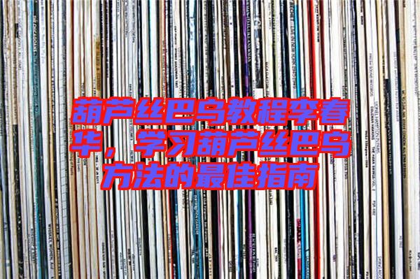 葫蘆絲巴烏教程李春華，學(xué)習(xí)葫蘆絲巴烏方法的最佳指南