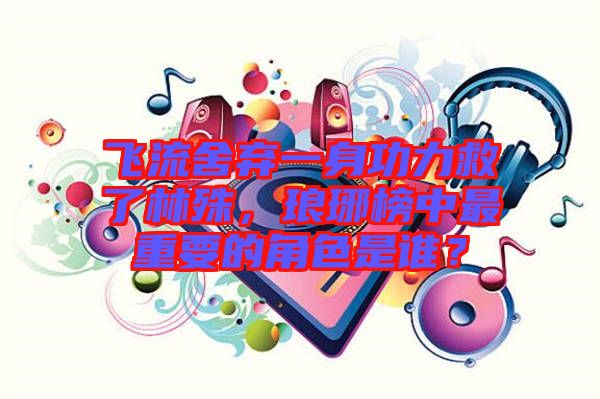 飛流舍棄一身功力救了林殊，瑯琊榜中最重要的角色是誰？