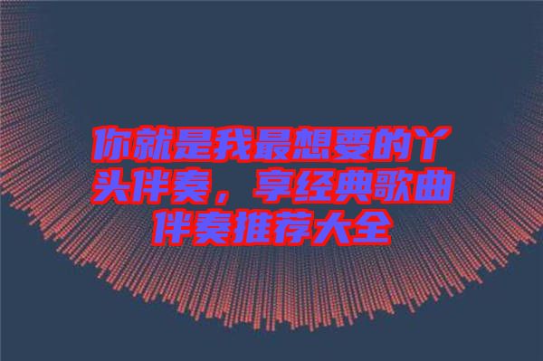 你就是我最想要的丫頭伴奏，享經(jīng)典歌曲伴奏推薦大全
