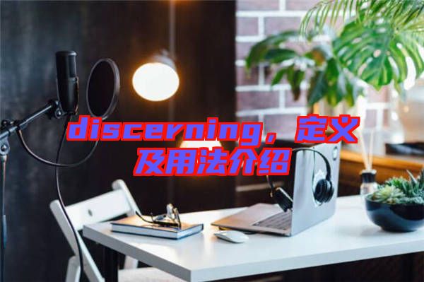 discerning，定義及用法介紹