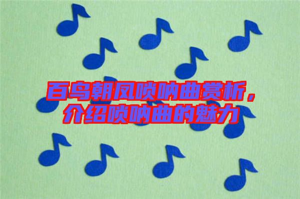 百鳥(niǎo)朝鳳嗩吶曲賞析，介紹嗩吶曲的魅力