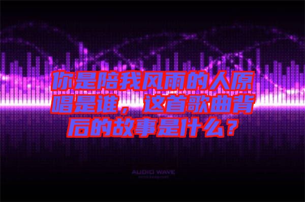 你是陪我風(fēng)雨的人原唱是誰，這首歌曲背后的故事是什么？