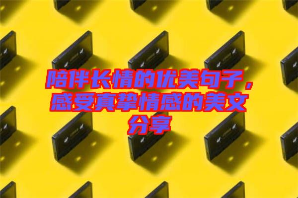 陪伴長(zhǎng)情的優(yōu)美句子，感受真摯情感的美文分享