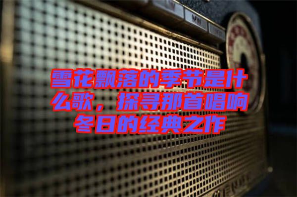 雪花飄落的季節(jié)是什么歌，探尋那首唱響冬日的經(jīng)典之作