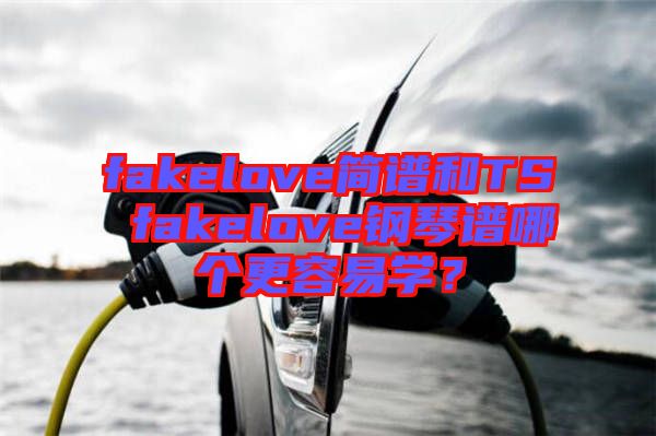 fakelove簡譜和TS fakelove鋼琴譜哪個更容易學？