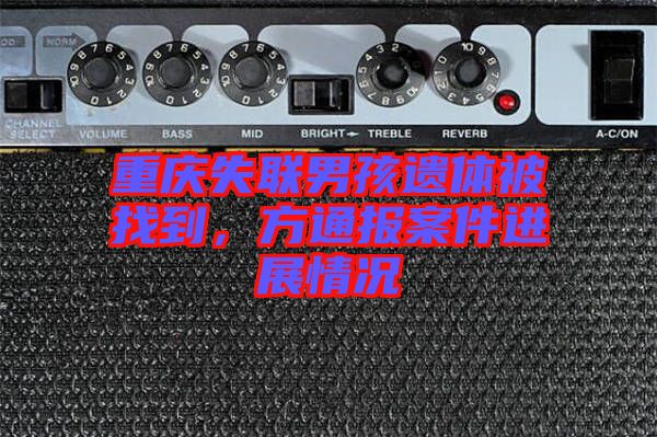 重慶失聯(lián)男孩遺體被找到，方通報(bào)案件進(jìn)展情況