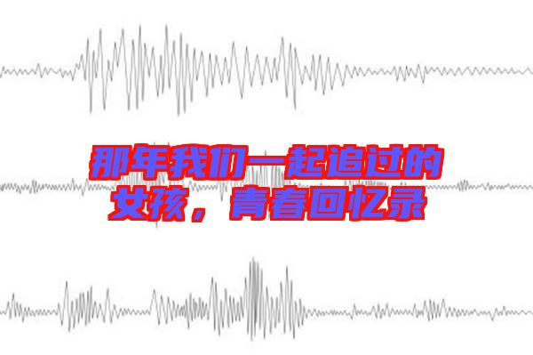 那年我們一起追過(guò)的女孩，青春回憶錄